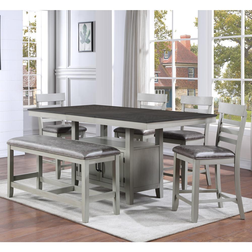 Hyland Counter Chair, Gray. Picture 13