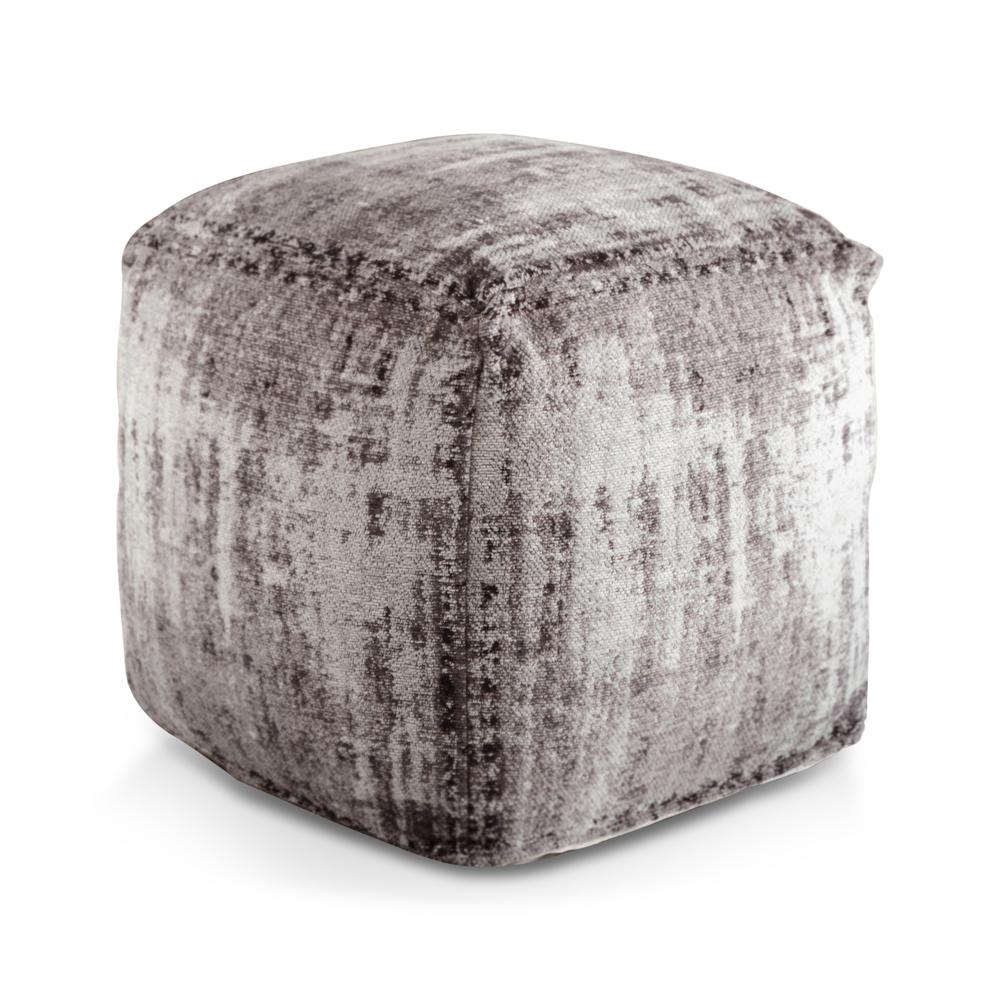 Hazel Square Pouf. Picture 3
