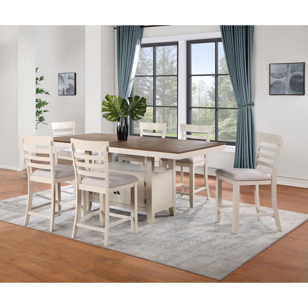 Hyland Brown Dining 7pc Set. Picture 4
