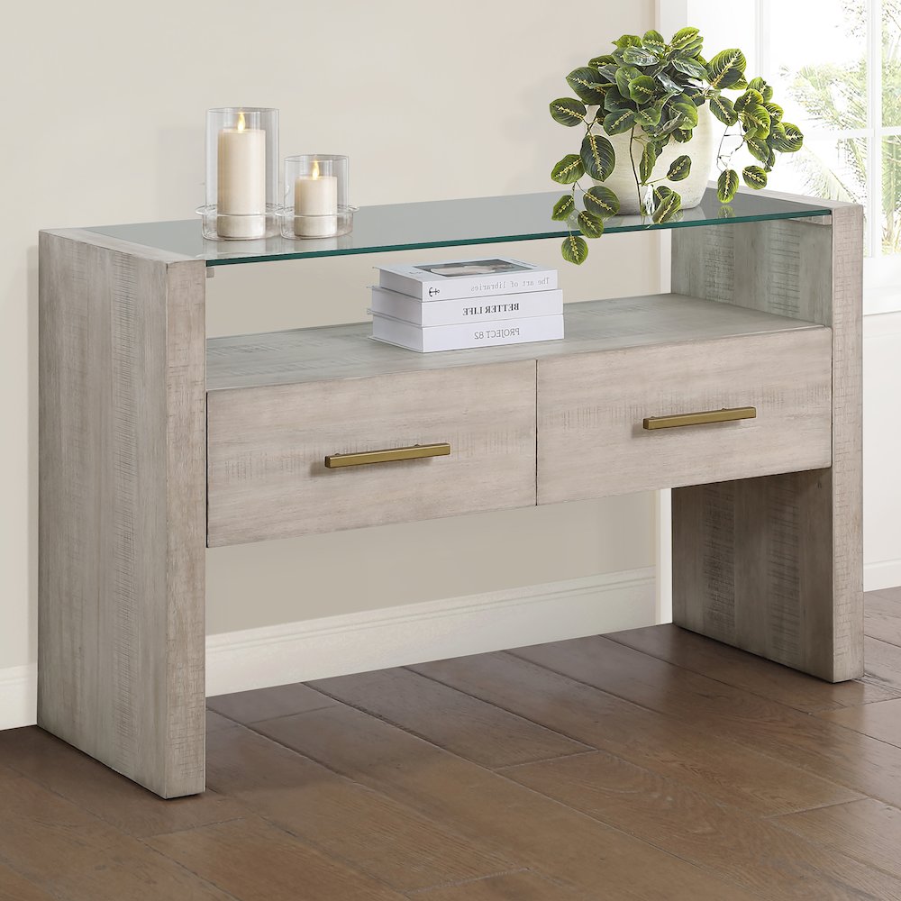 Garland Blonde Sofa Table. Picture 4