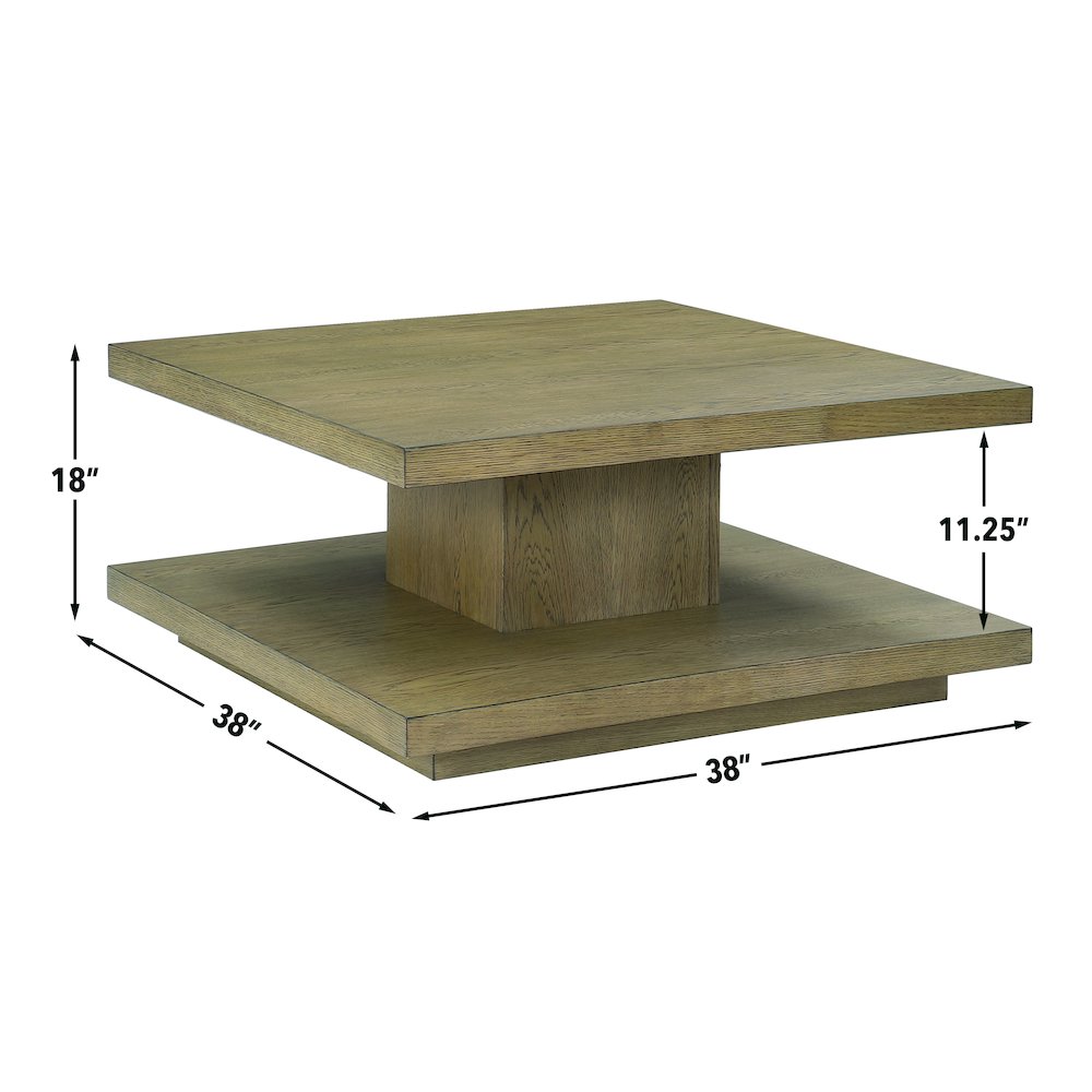 Canyon Cocktail Table, Brown. Picture 7