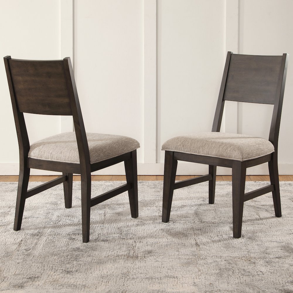 Norvell Gray Side Chair. Picture 4