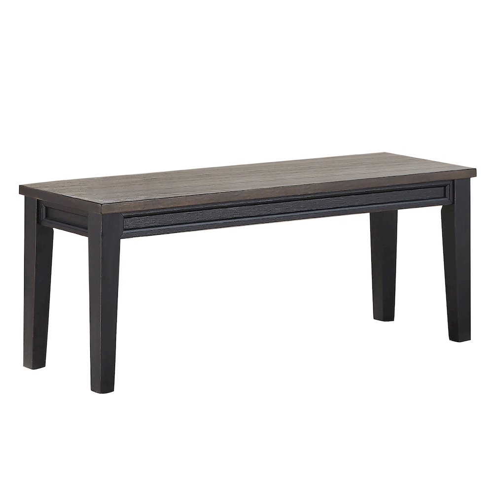 Raven Noir Dining Table with Bench and 4 Chairs. Picture 2
