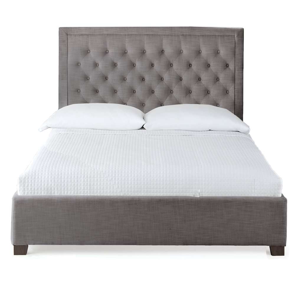 Isadora Queen Bed Gray. Picture 1