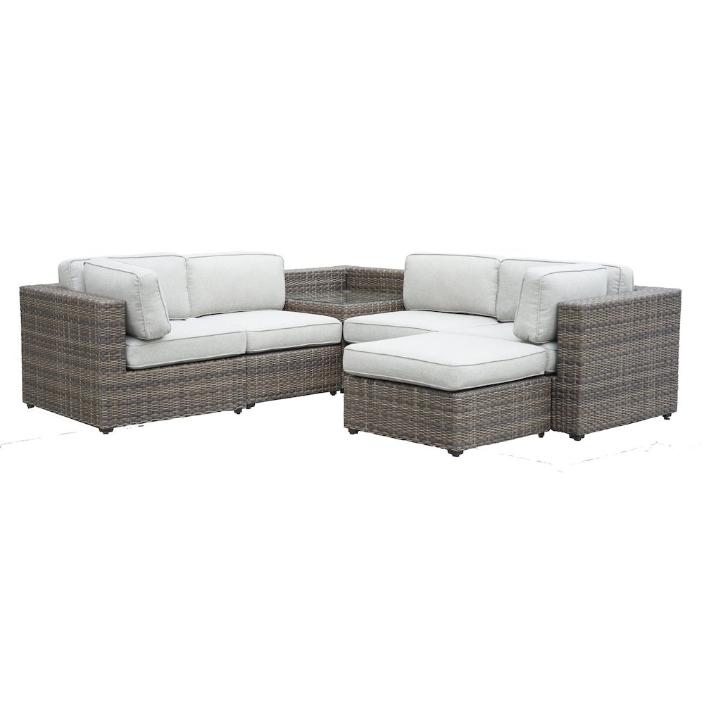 Tamyra 5PC Outdoor Sectional. Picture 1