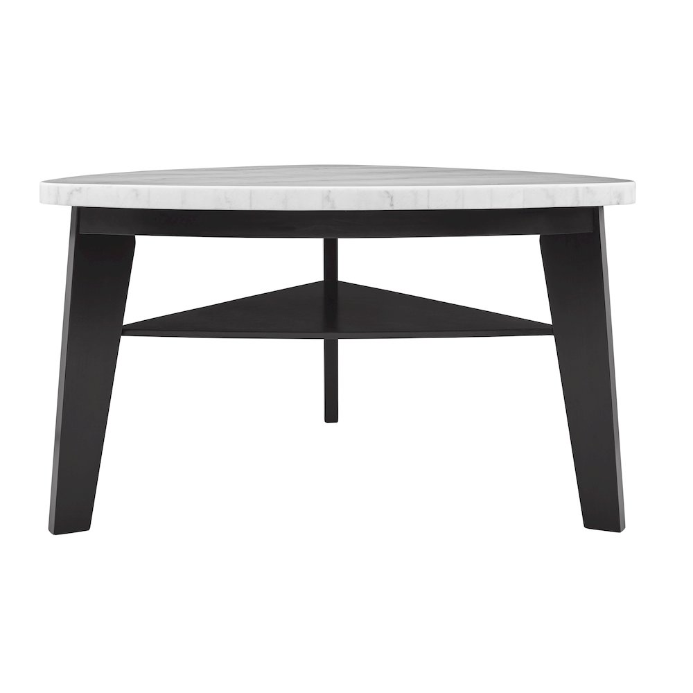 Carrara Marble Top Counter Height Table. Picture 1