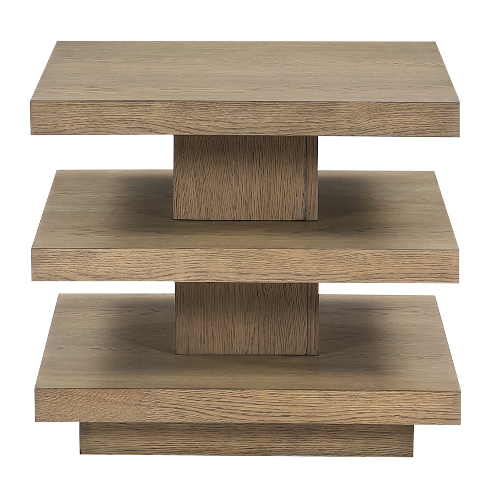 Canyon End Table, Brown. Picture 1