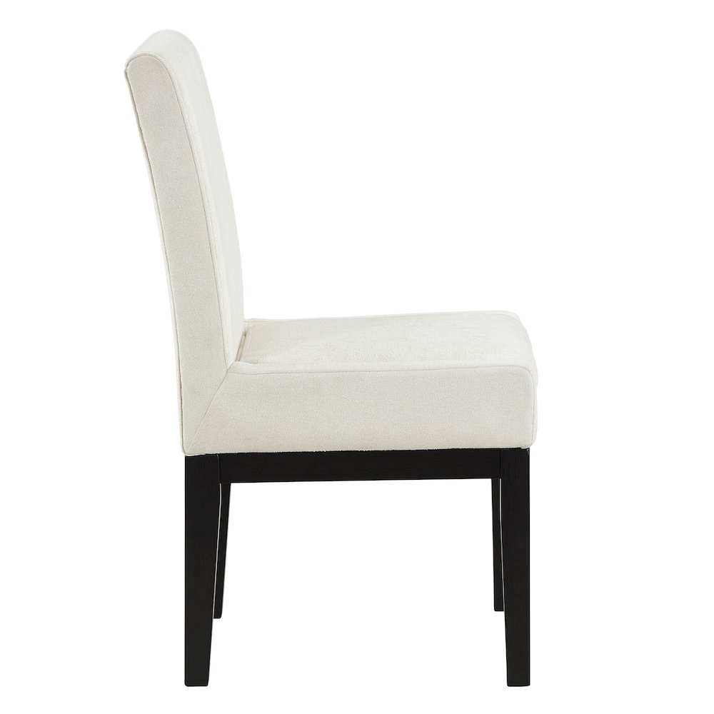 Aubrey Black Upholstered Side Chair. Picture 2