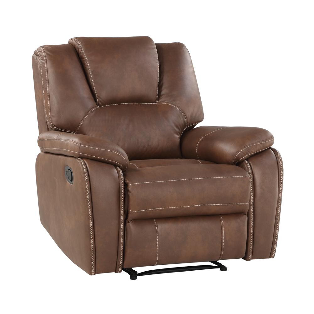 Katrine Manual Recliner - Brown. Picture 3