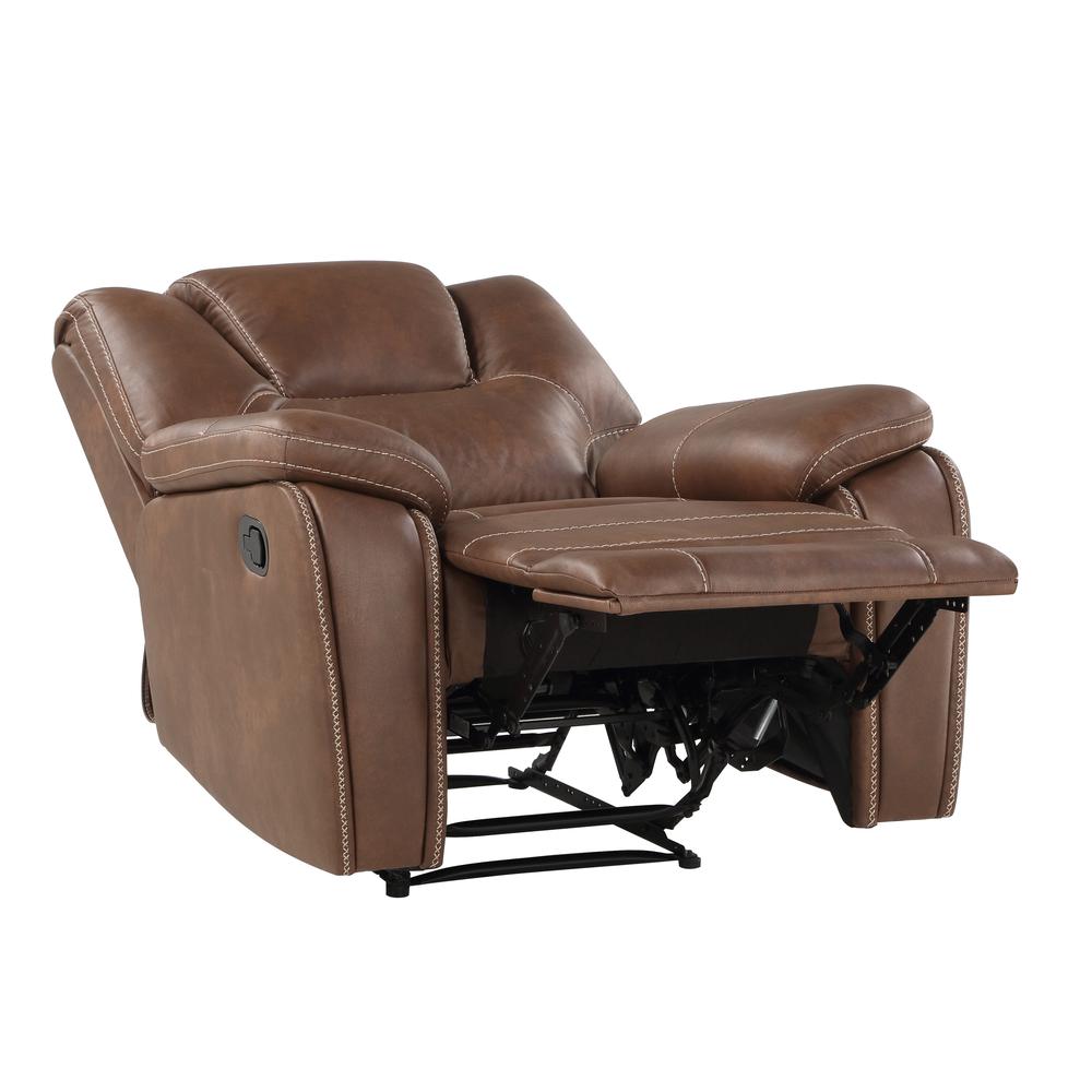 Katrine Manual Recliner - Brown. Picture 6
