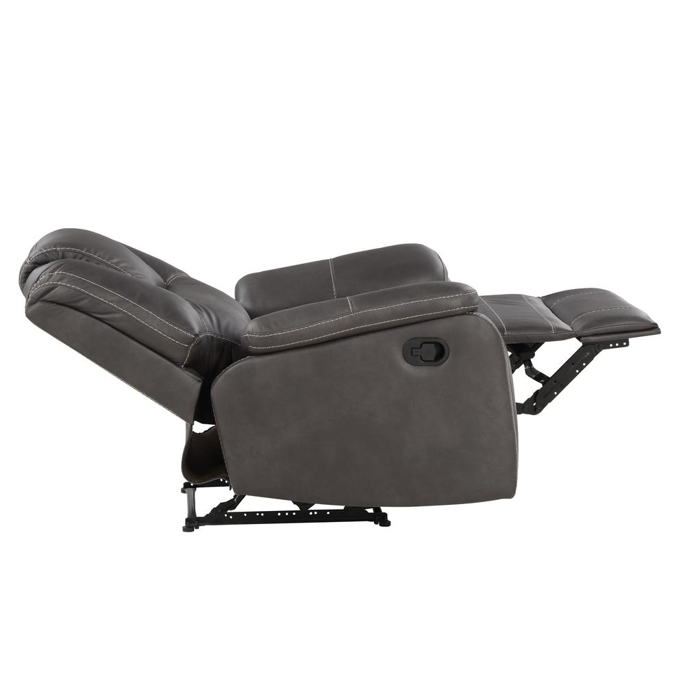 Katrine Manual Recliner - Charcoal. Picture 5