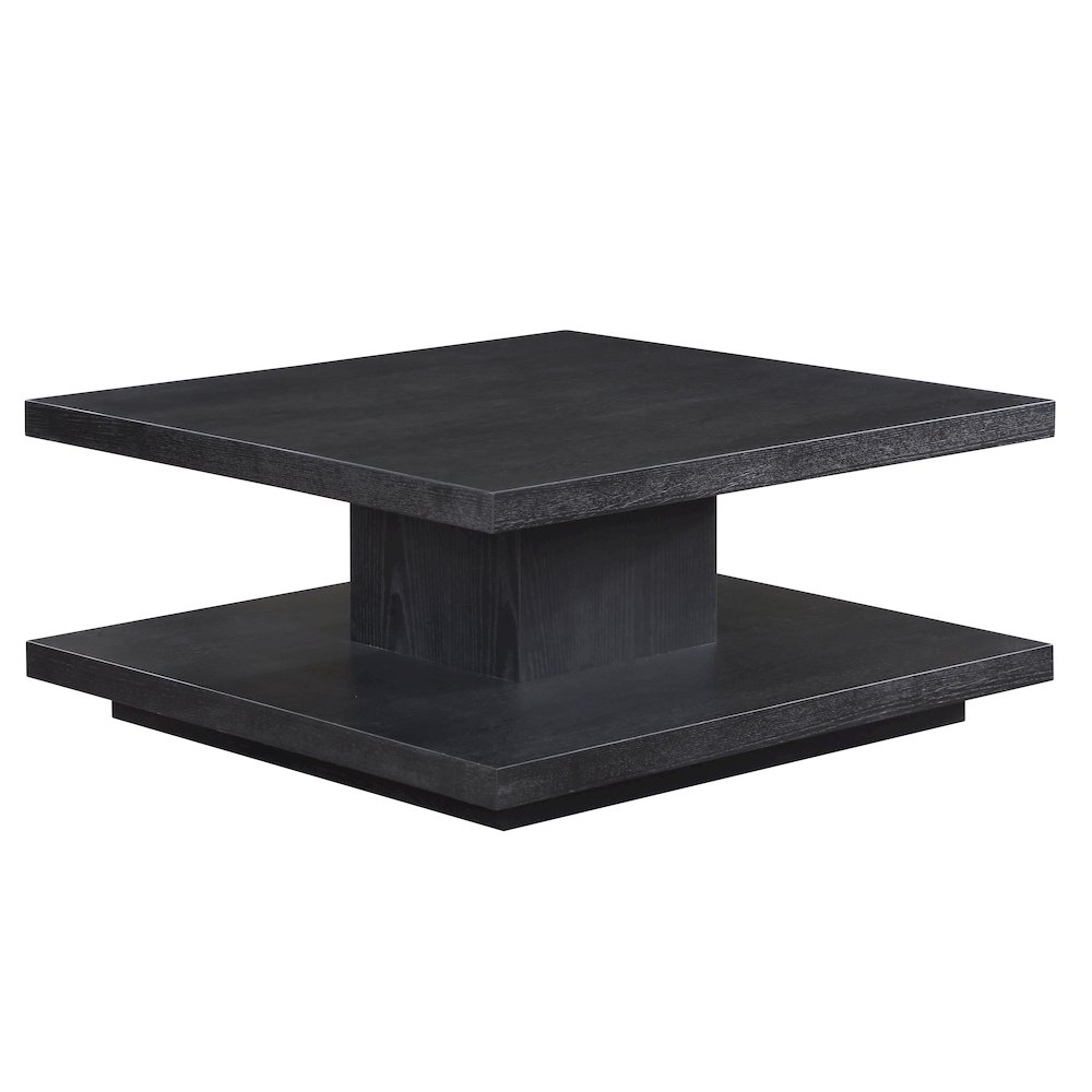 Canyon Cocktail Table with Casters, Black. Picture 3