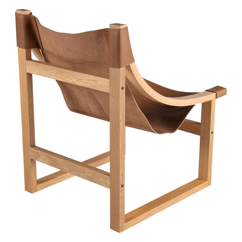 Lima Natural Leather Sling Chair. Picture 4