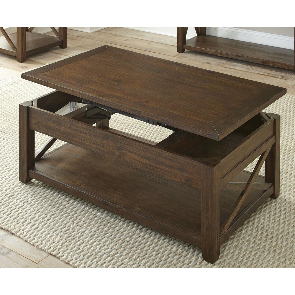 Lenka Lift Top Cocktail Table w/Casters. Picture 1