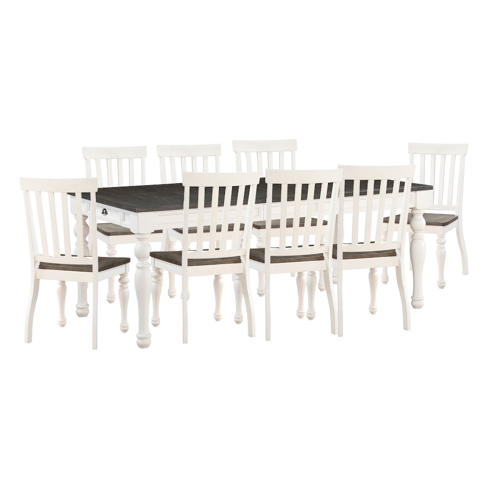 Joanna 9pc Set Two Tone. Picture 4