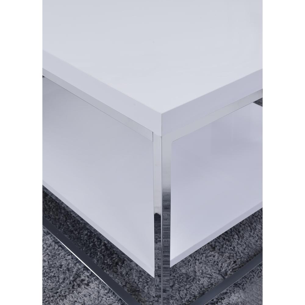 Lucia Cocktail Table, White. Picture 2