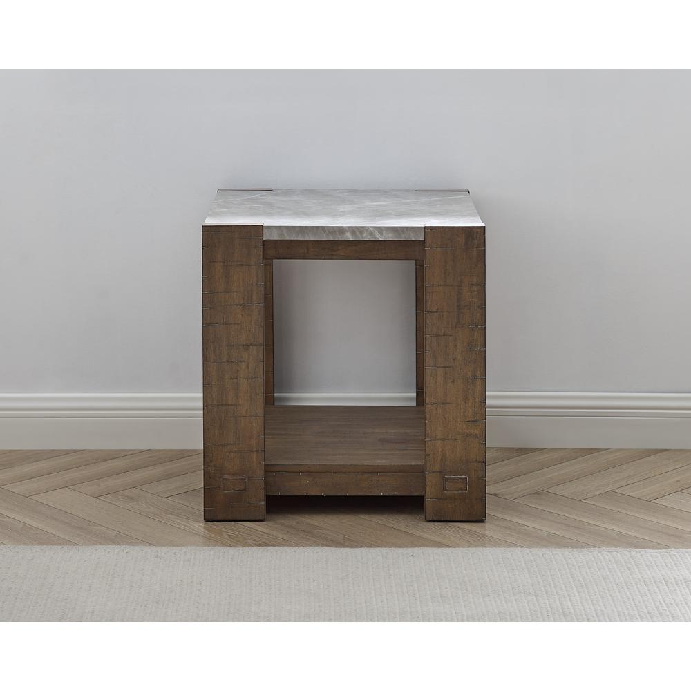 Libby Sintered Stone End Table. Picture 4