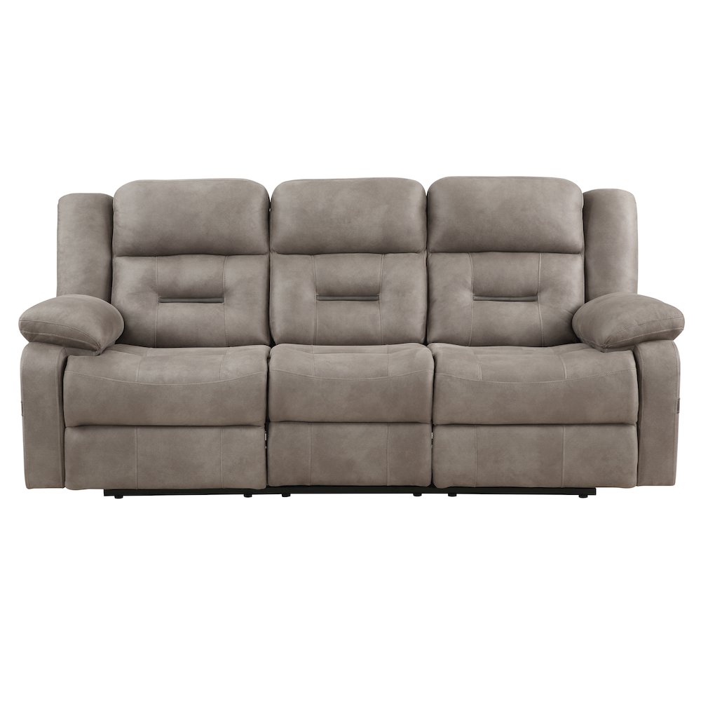 Abilene Tan Manual Sofa. Picture 4