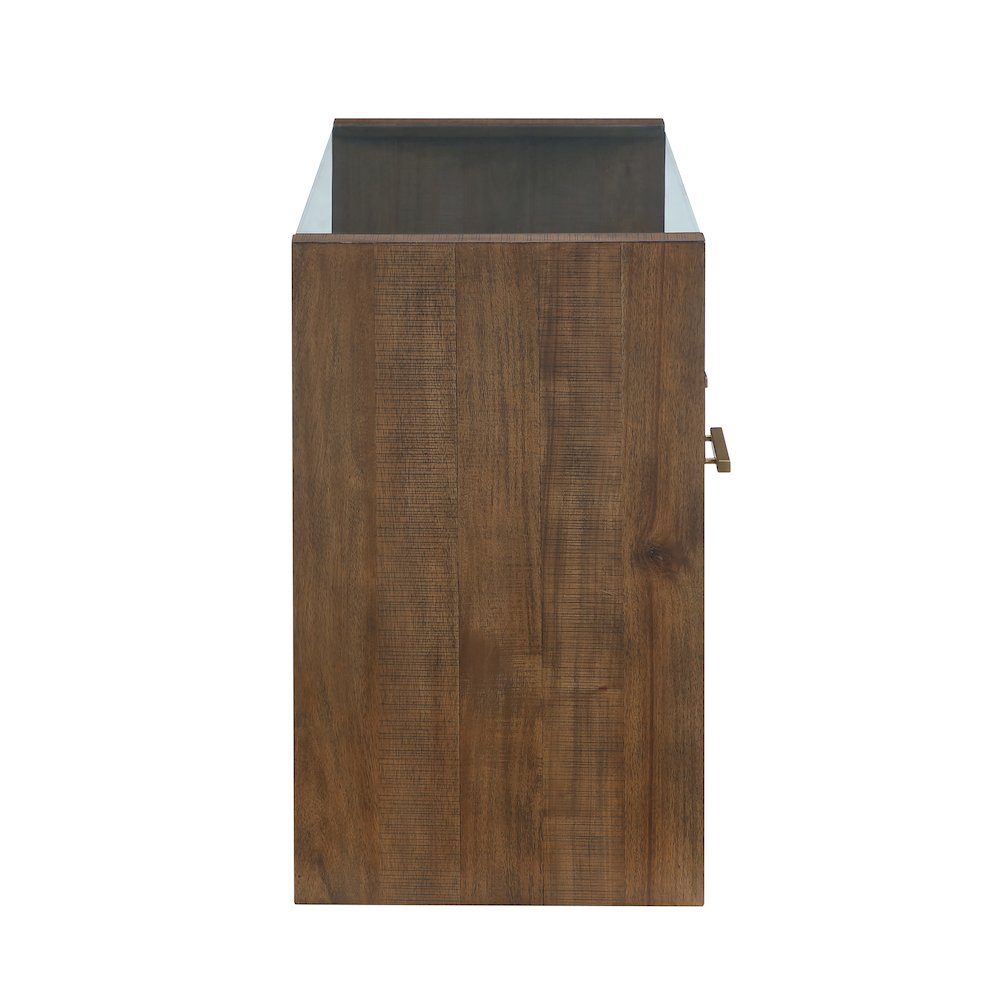 Garland Glass Top Sofa Table, Toffee Finish. Picture 2