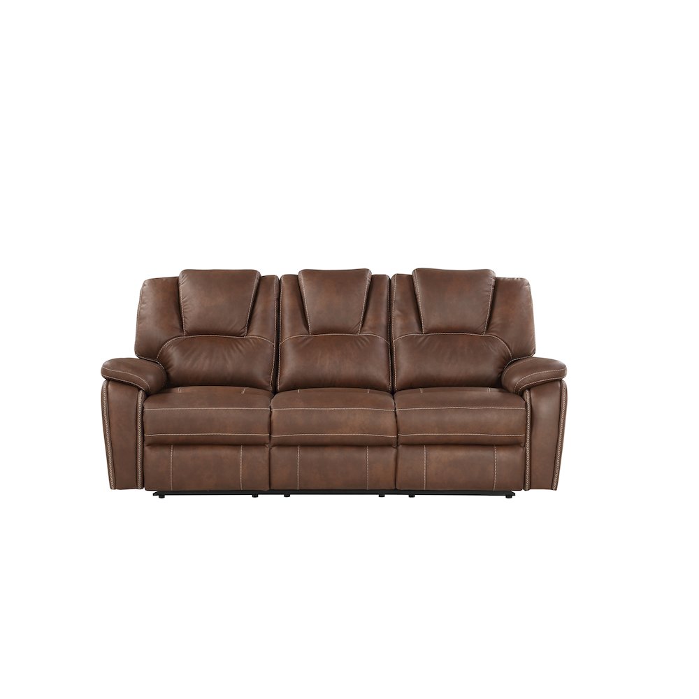 Katrine Brown Manual Sofa. Picture 3