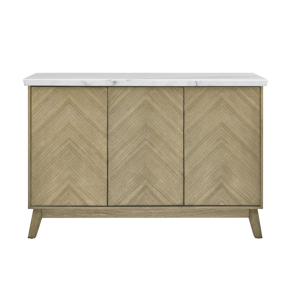 Vida White Marble Top Server. Picture 3
