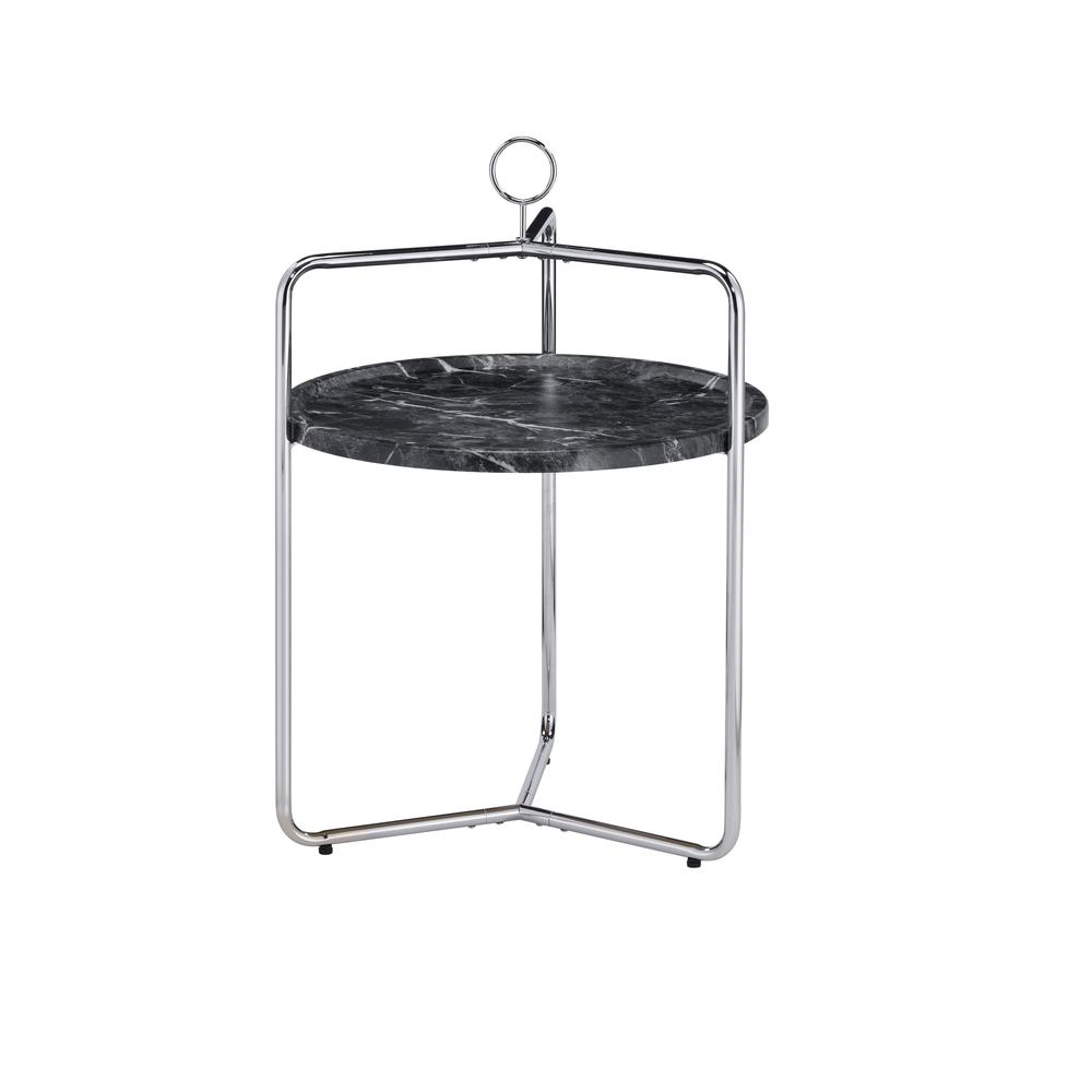 Miro Side Table [Black/Silver]. Picture 1