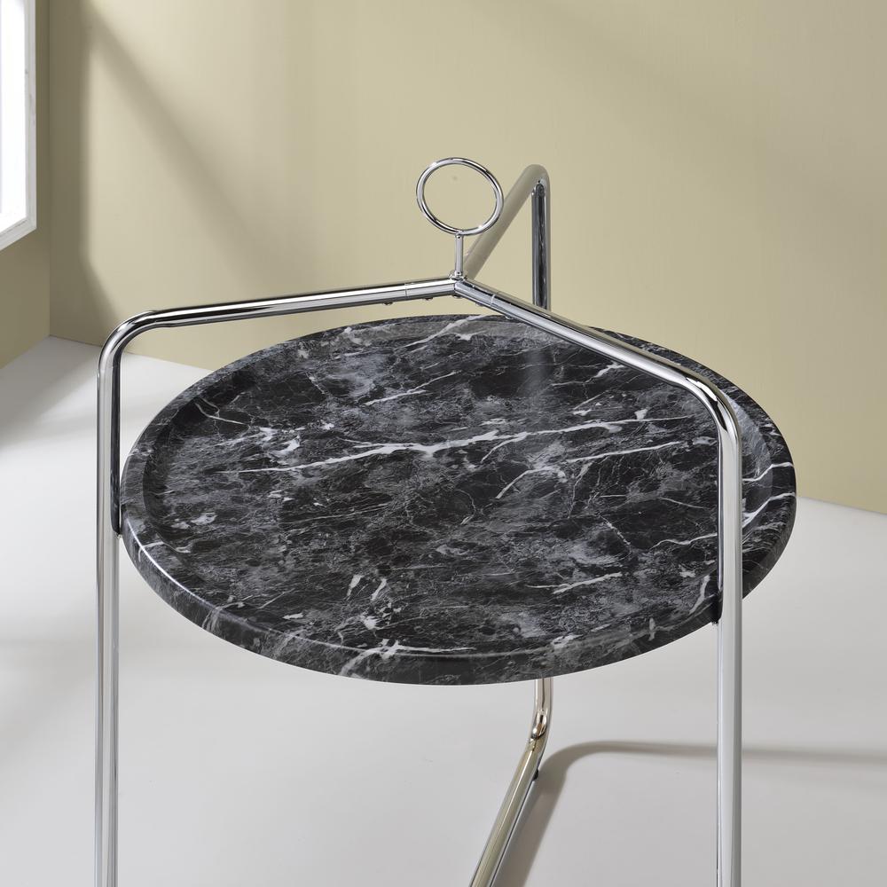 Miro Side Table [Black/Silver]. Picture 5