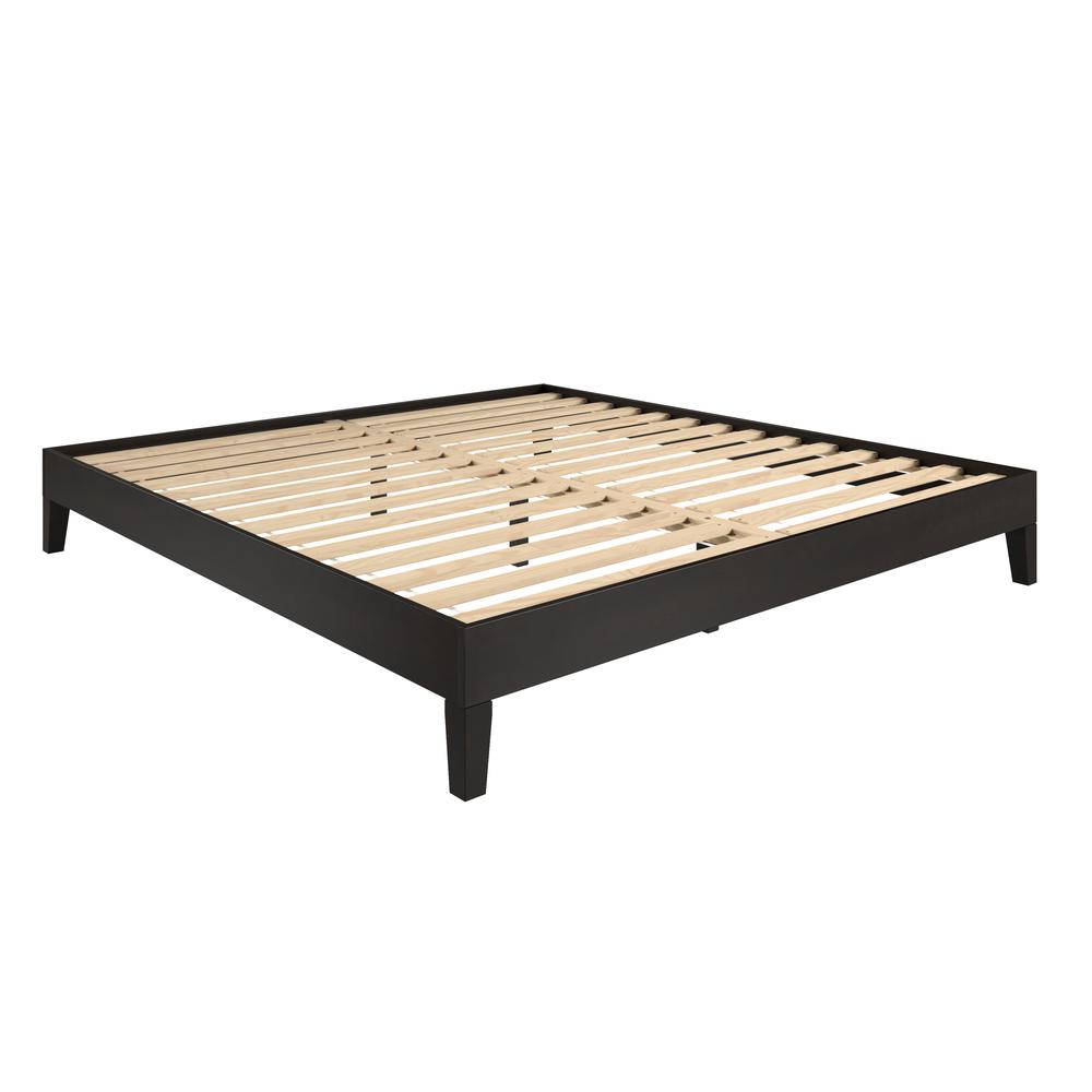 Nix King Platform Bed Black. Picture 9