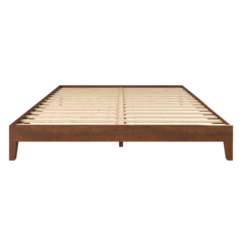 Nix Solid Wood King Platform Bed, Natural. Picture 7