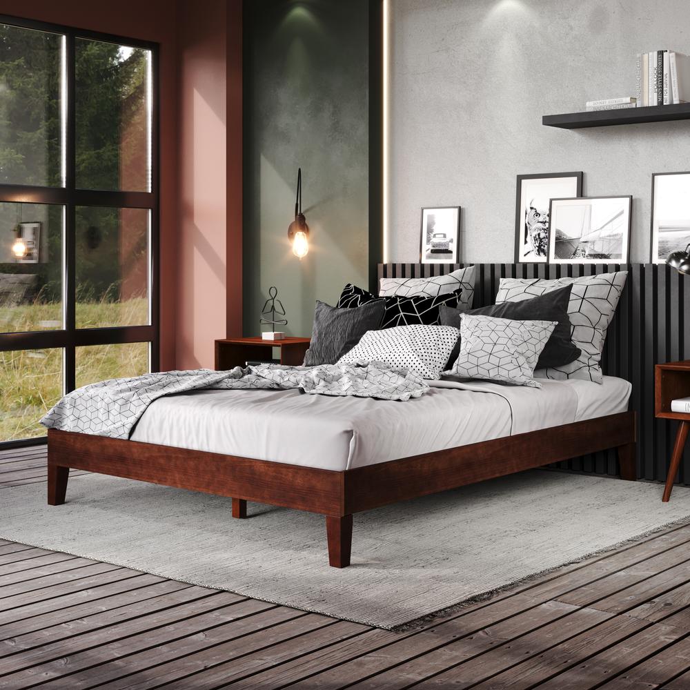 Nix Queen Platform Bed Natural. Picture 5