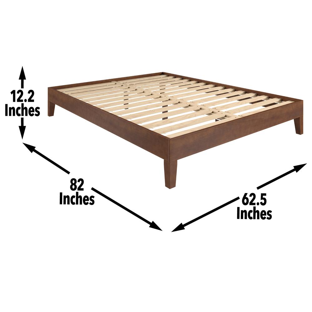 Nix Queen Platform Bed Natural. Picture 1