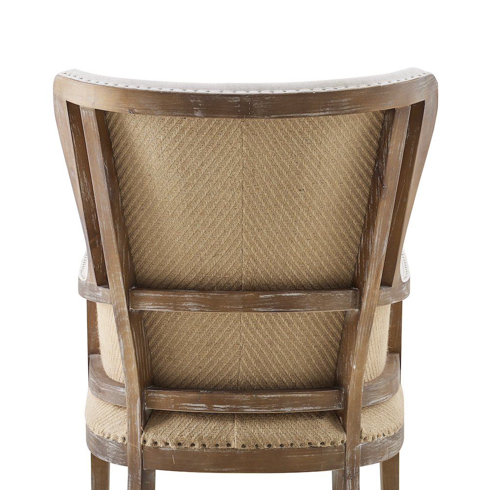 George Two Tone Wingback Accent Chair. Picture 3