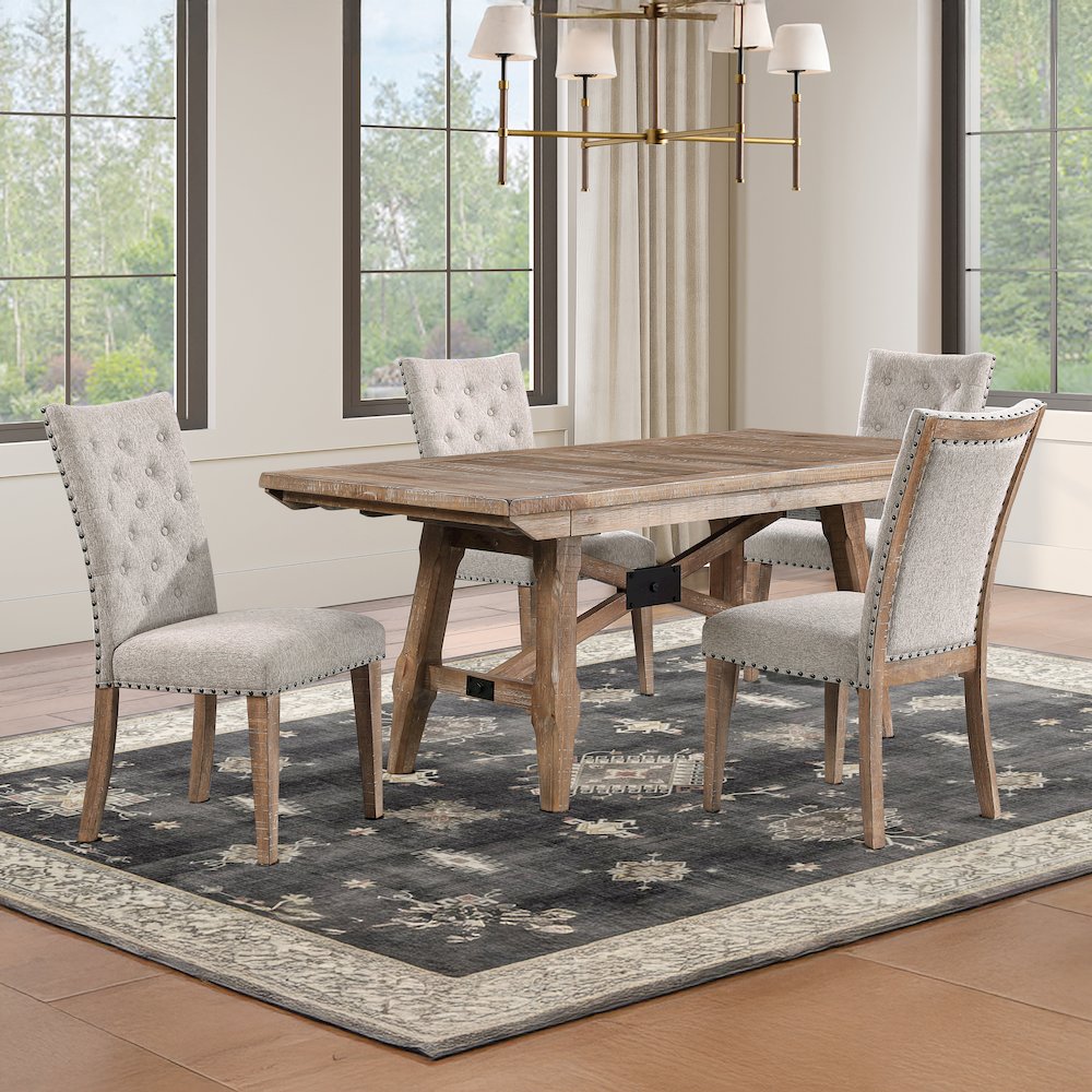 Riverdale Trestle Table with 4 RV700S Chairs. Picture 4