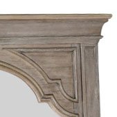 Highland Park Dresser and Mirror Driftwood. Picture 8