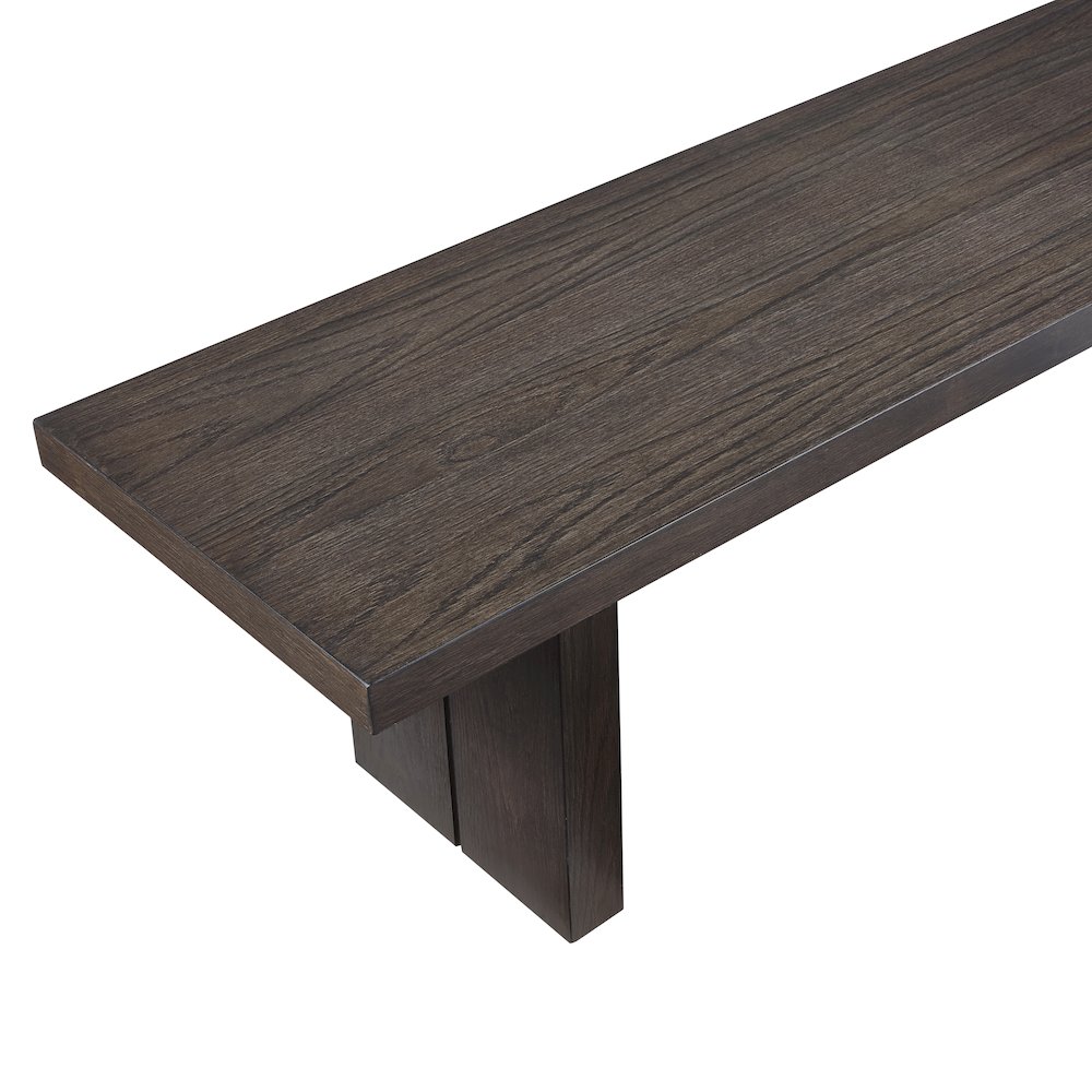 Evan 78-96 inch Dining Table with 18" Leaf. Picture 7