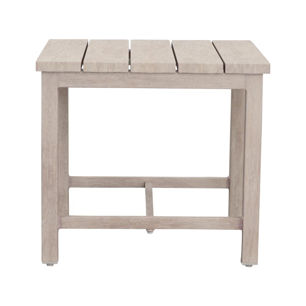 Blakely Outdoor Aluminum End Table. Picture 2