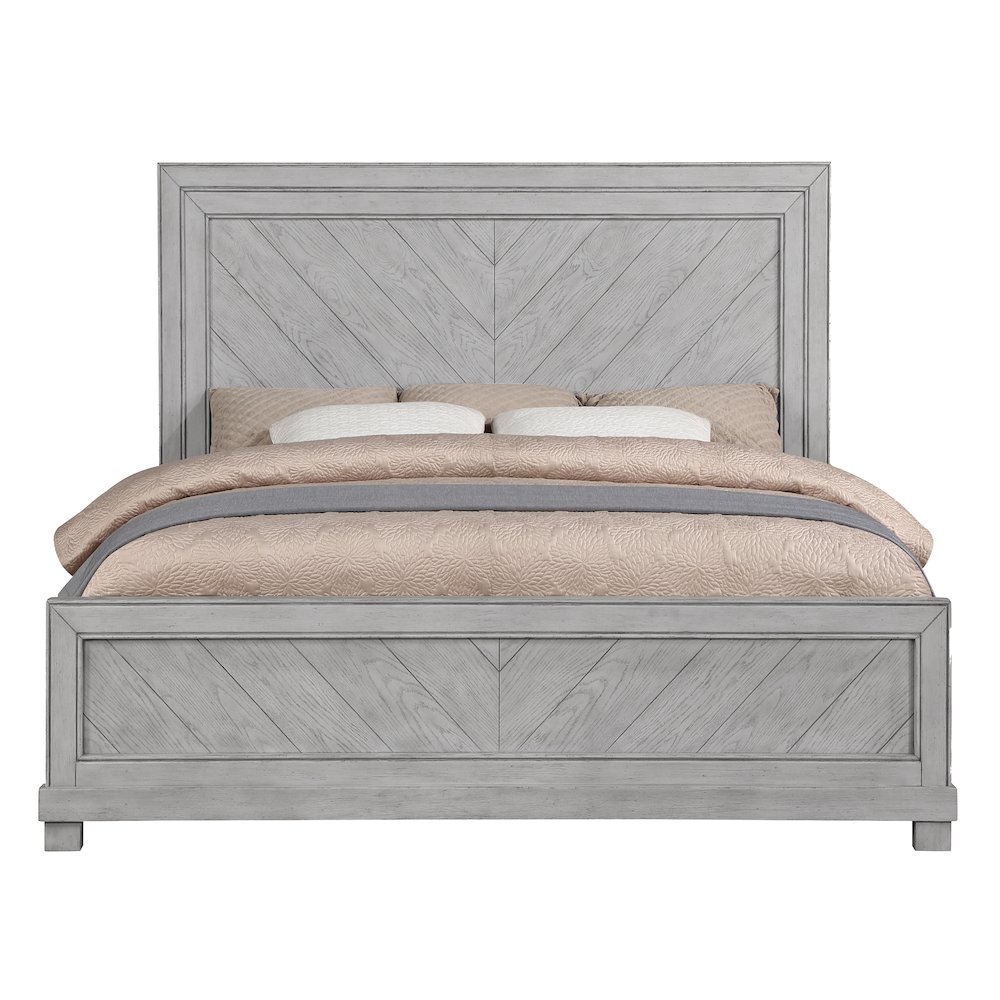 Montana Queen Bed, Gray. Picture 4