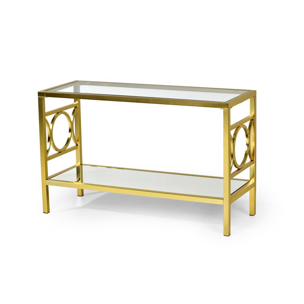 Olympia Sofa Table Gold. Picture 1