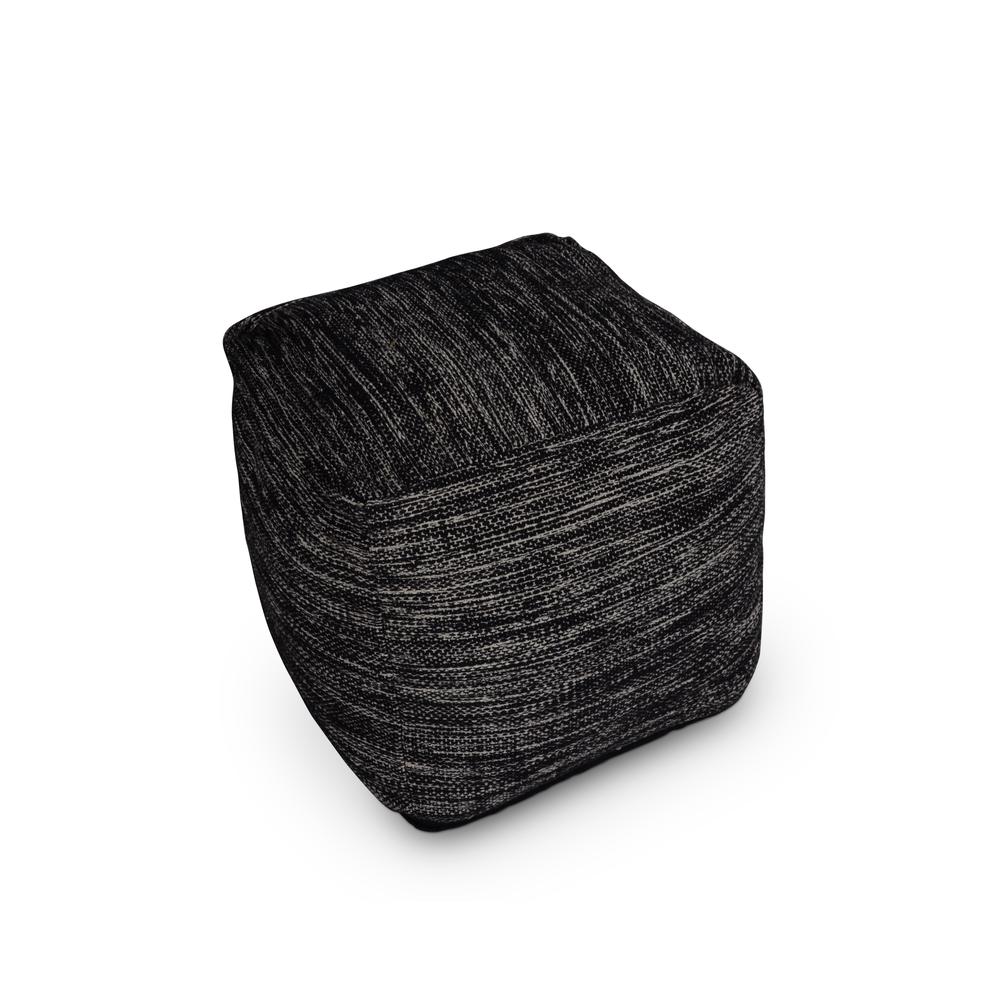 Omari Square Handwoven  Pouf. Picture 2