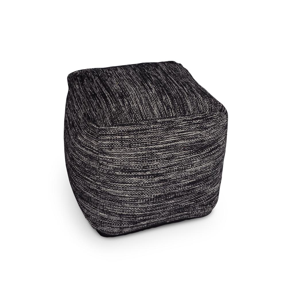 Omari Square Handwoven  Pouf. Picture 3