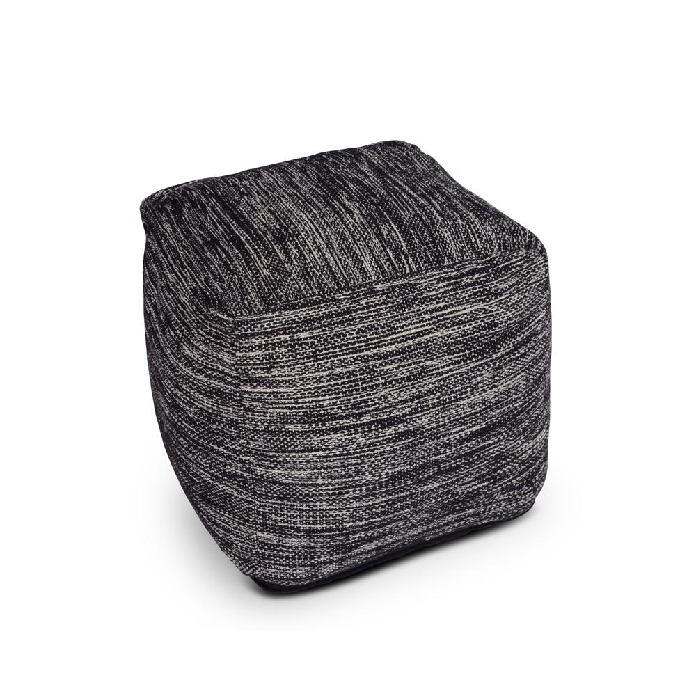 Omari Square Handwoven  Pouf. Picture 4