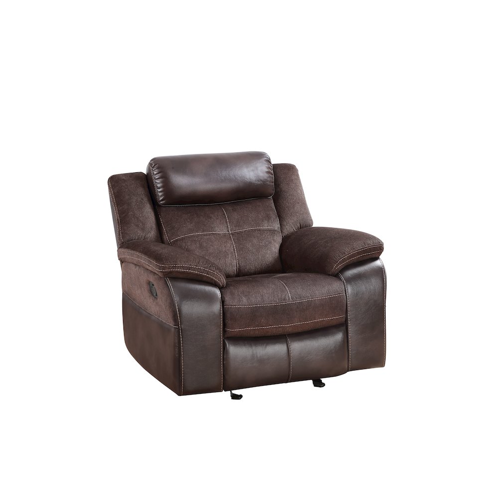 Pueblo Reclining Chair Coffee. Picture 1