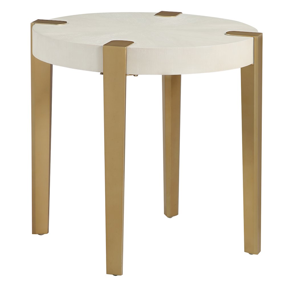 Gracie End Table, White. Picture 3