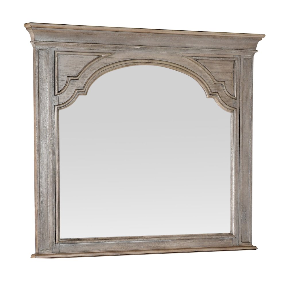 Highland Park Dresser and Mirror Driftwood. Picture 3
