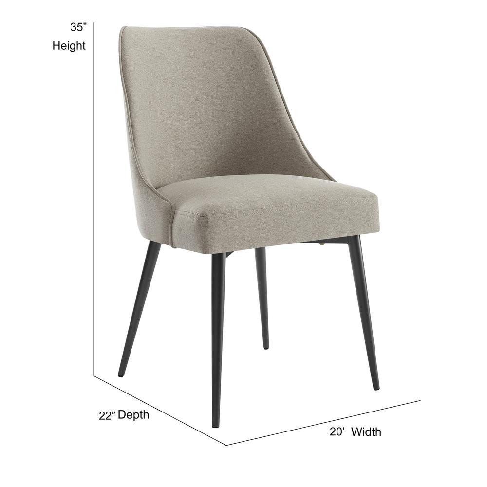 Olson Side Chair, Khaki. Picture 5