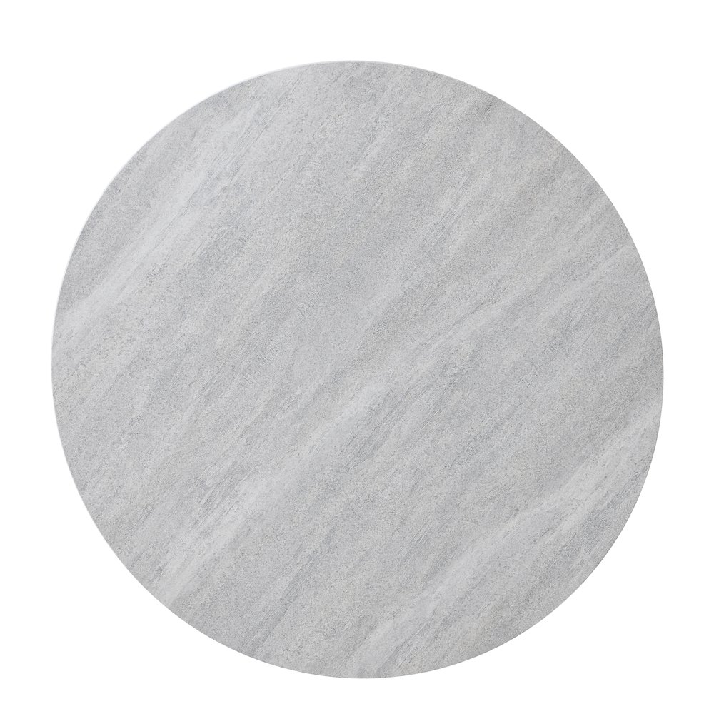 Keyla Faux-Marble Round Cocktail Table. Picture 2