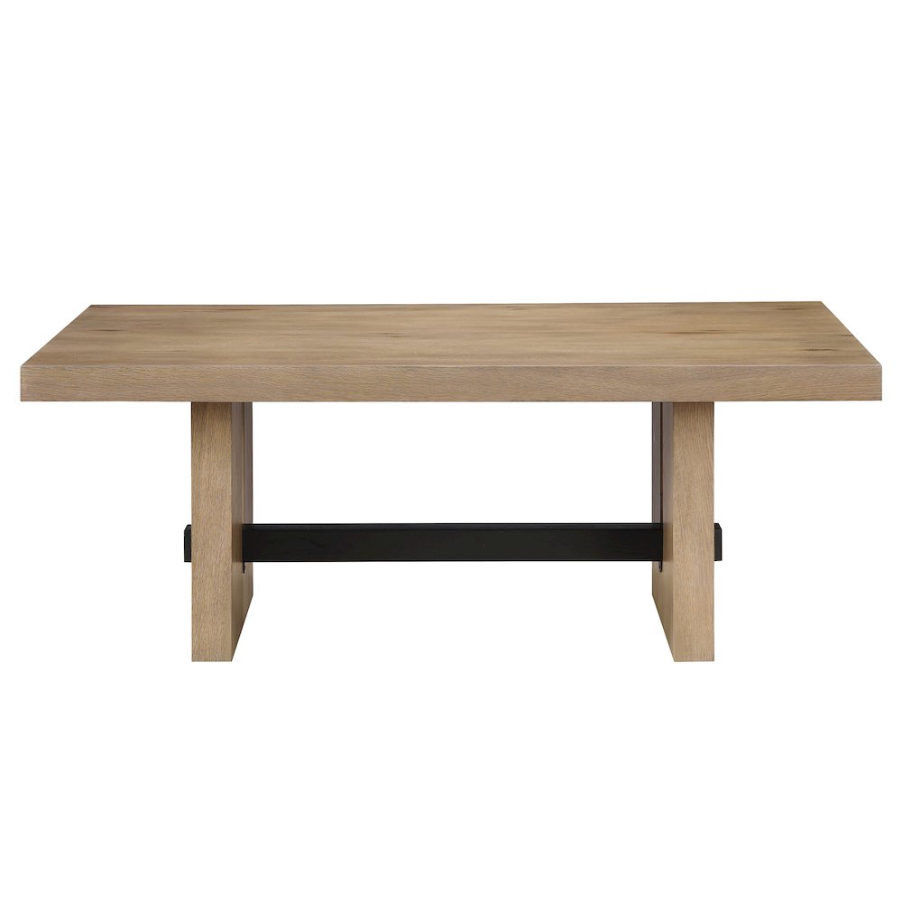 Aubrey 48″ Coffee Table, Brown. Picture 3