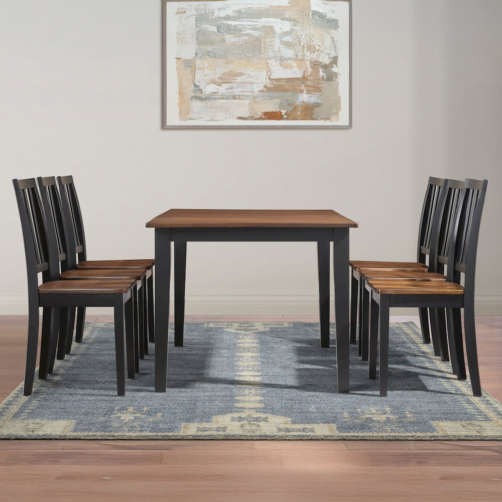 Joplin 7PC Dining Set w 6 Chairs. Picture 7