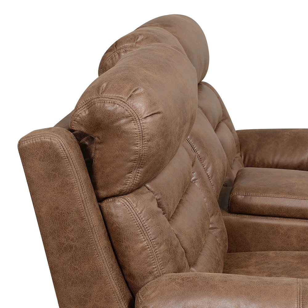 Brock Power Recliner Console Loveseat. Picture 5