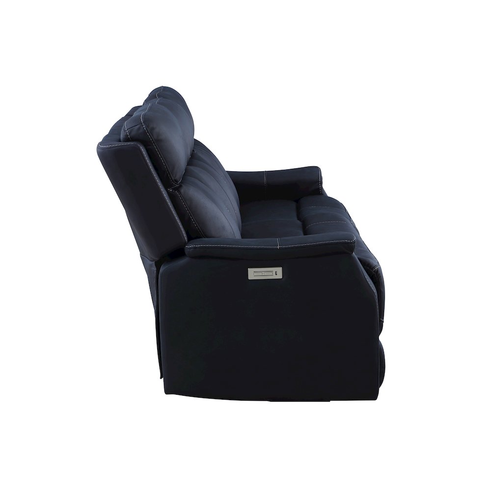 Valencia Dual Power Reclining Sofa - Ocean. Picture 3